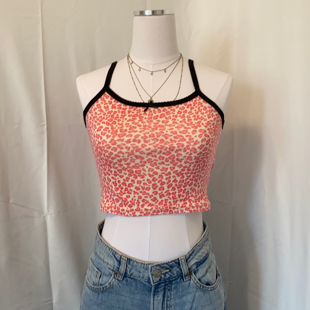 Pink Belle Cheetah Tank Top